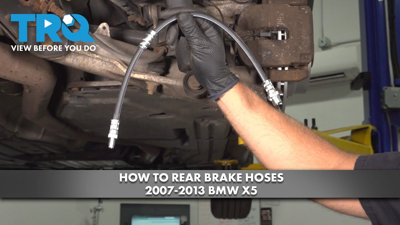 How to Replace Rear Brake Hoses 2007-2013 BMW X5 | 1A Auto