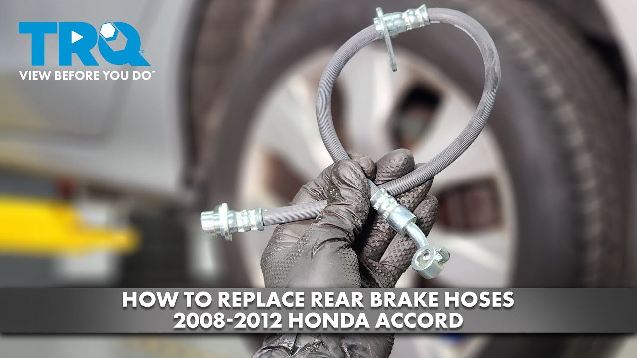 How to Replace Rear Brake Hoses 2008-2012 Honda Accord | 1A Auto