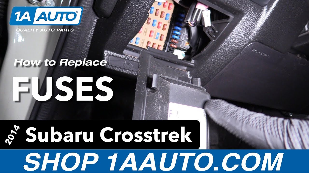 How to Replace Fuses 2014-17 Subaru Crosstrek