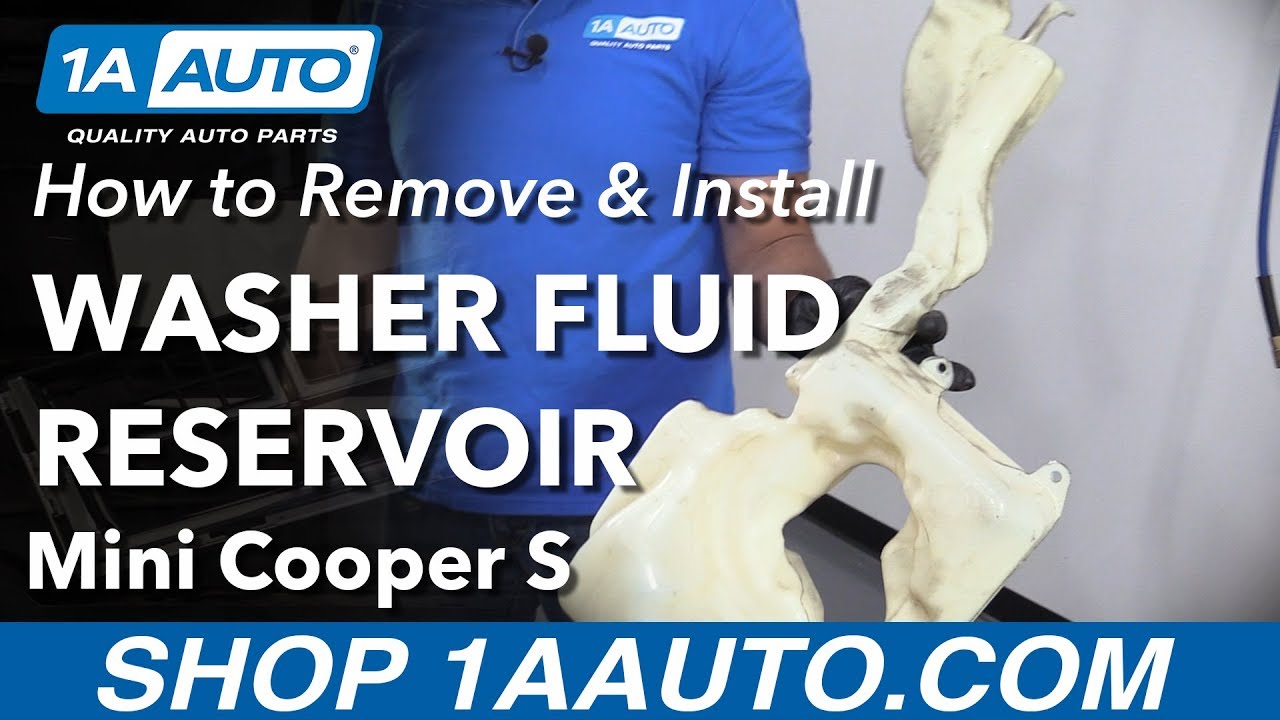 How to Replace Washer Fluid Reservoir 2007-13 Mini Cooper S