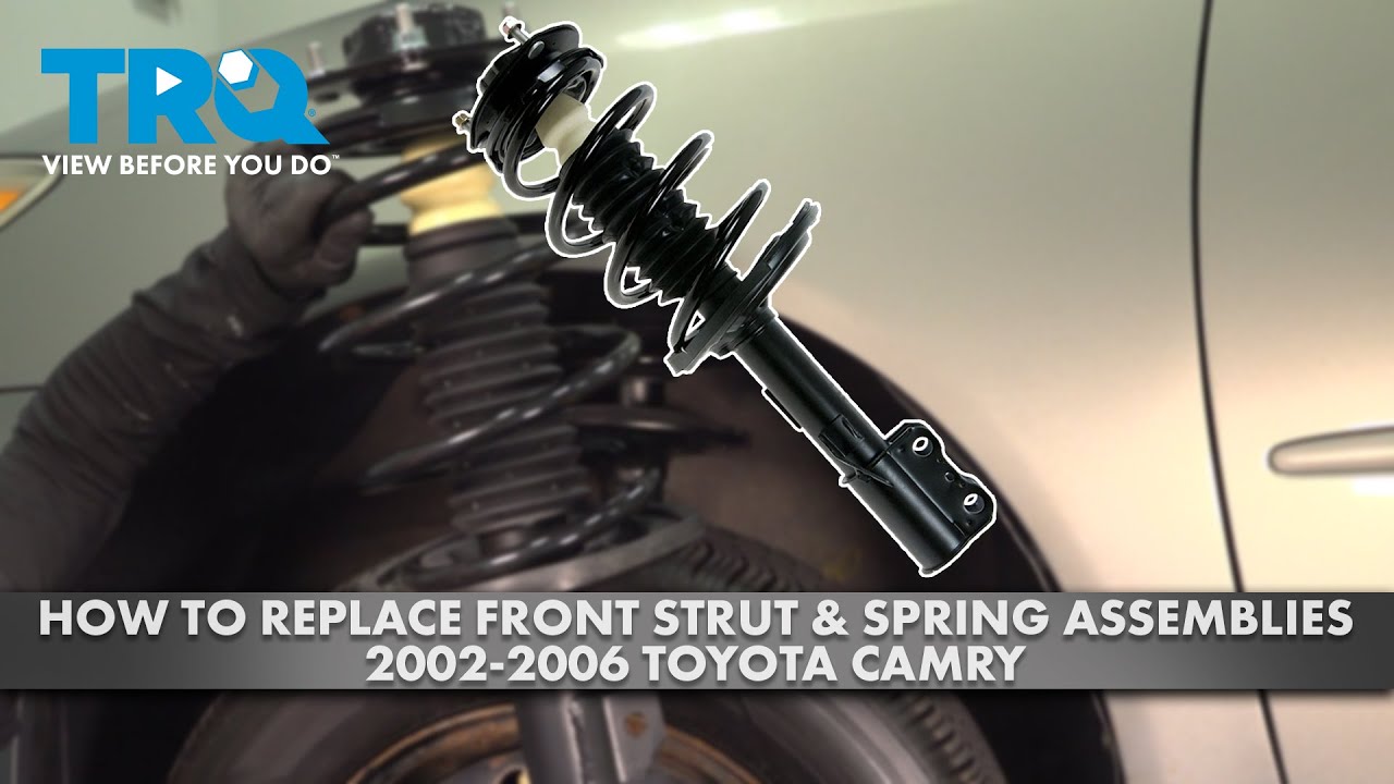 How to Replace Front Strut Spring Assemblies 2002-2006 Toyota Camry ...