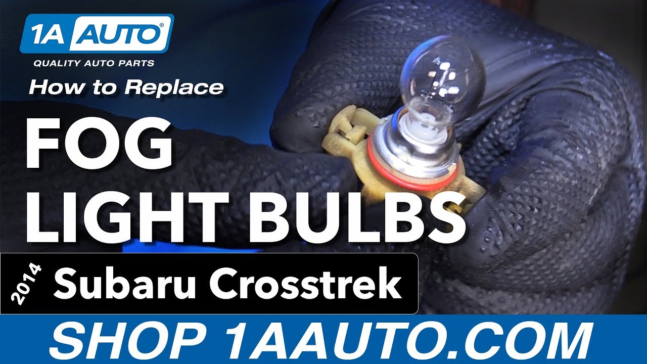 How to Replace Fog Light Bulbs 2014-17 Subaru Crosstrek