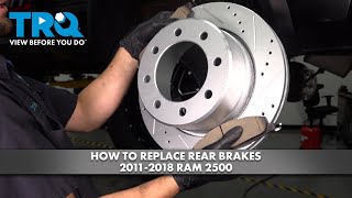 How to Replace Rear Brakes 2011-2018 RAM 2500 | 1A Auto
