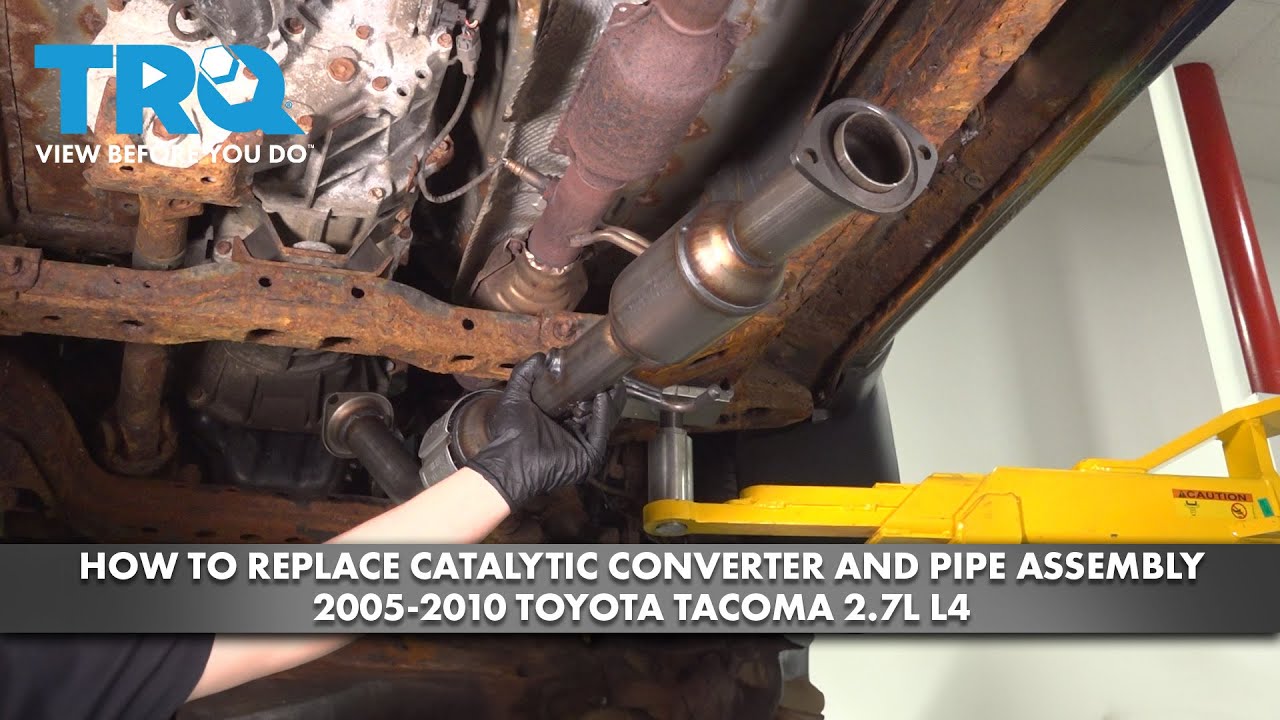How to Replace Catalytic Converter Pipe Assembly 2005-2010 Toyota