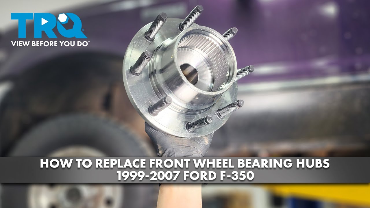 How to Replace Front Wheel Bearing Hubs 1999-2007 Ford F-350