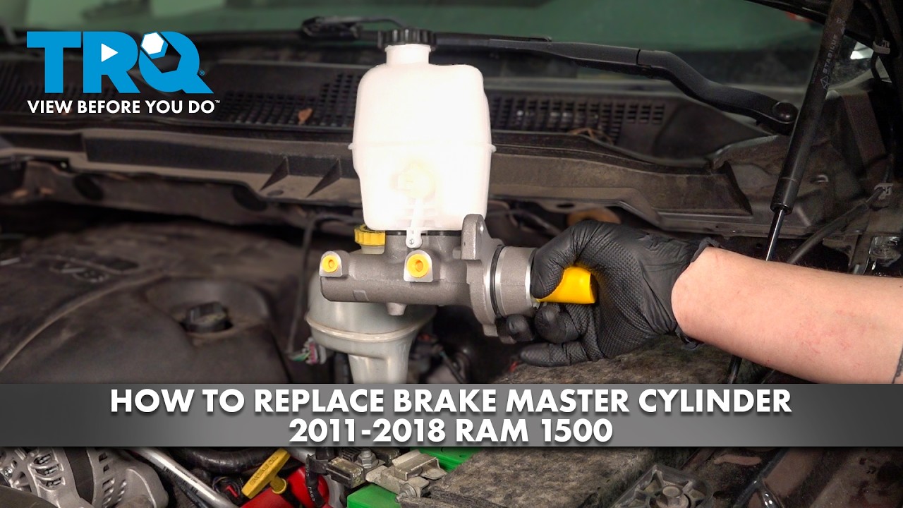 How to Replace Brake Master Cylinder 2011-2018 Ram 1500 | 1A Auto