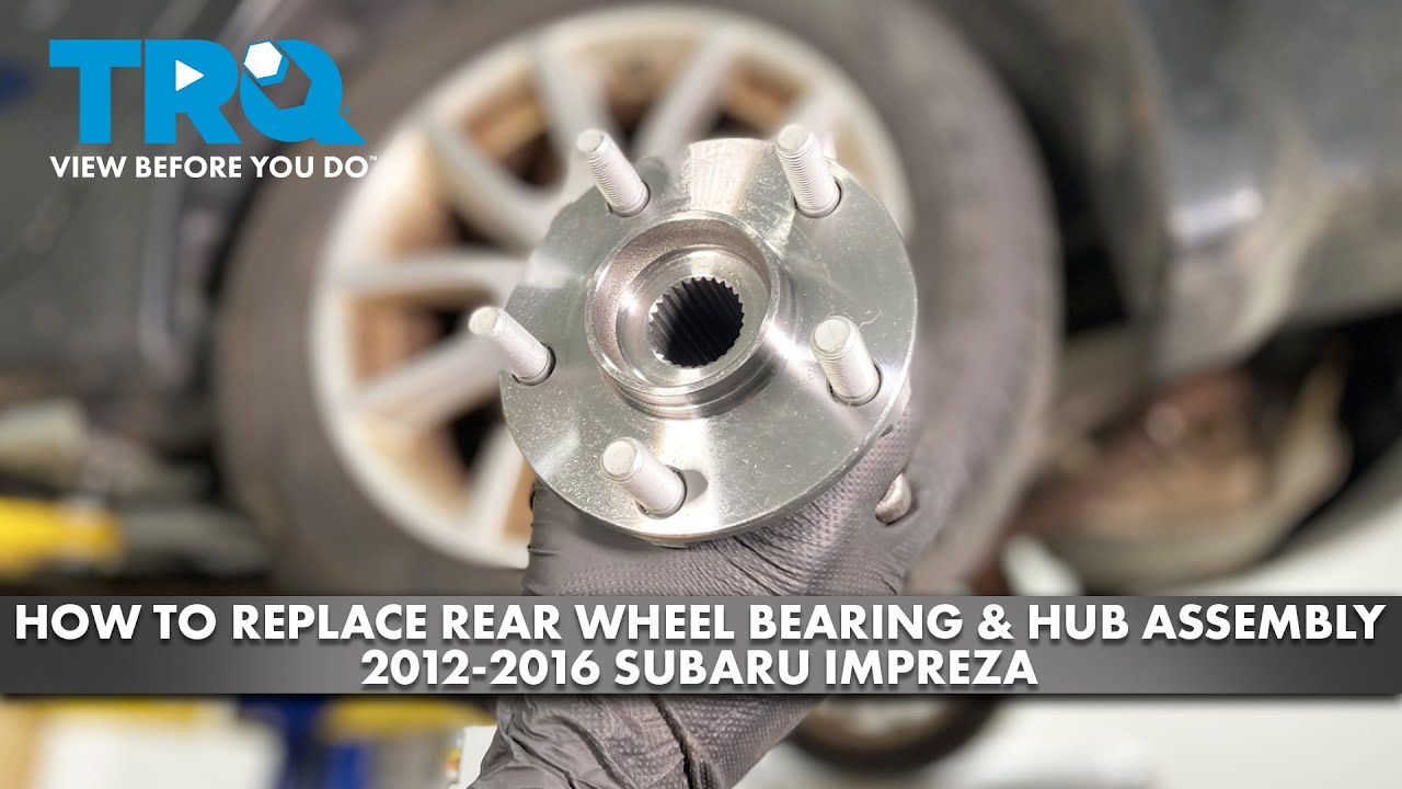 Cost Of Wheel Bearing Replacement Subaru