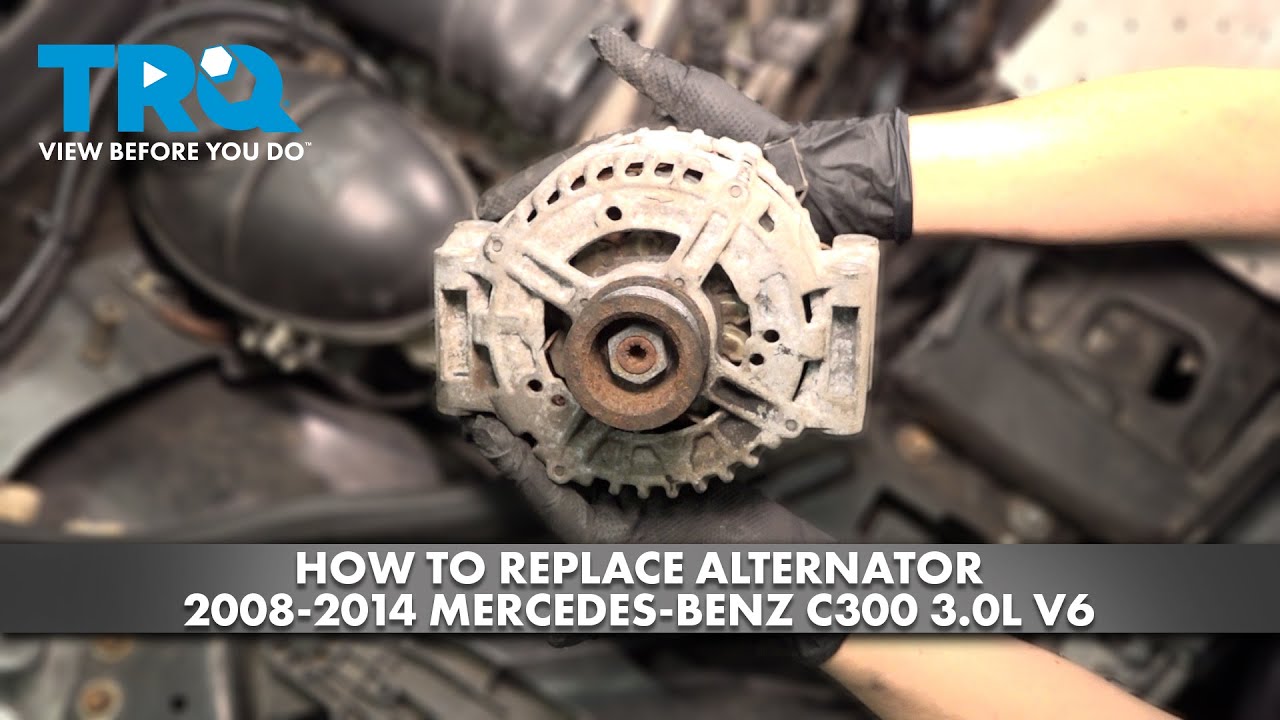 How to Replace Alternator 2008-2014 Mercedes-Benz C300 30L V6 | 1A Auto