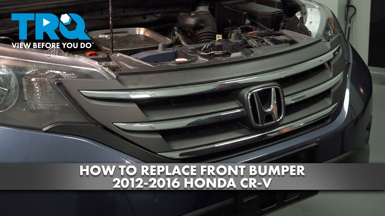 How to Replace Front Bumper Cover 2012-2016 Honda CR-V | 1A Auto