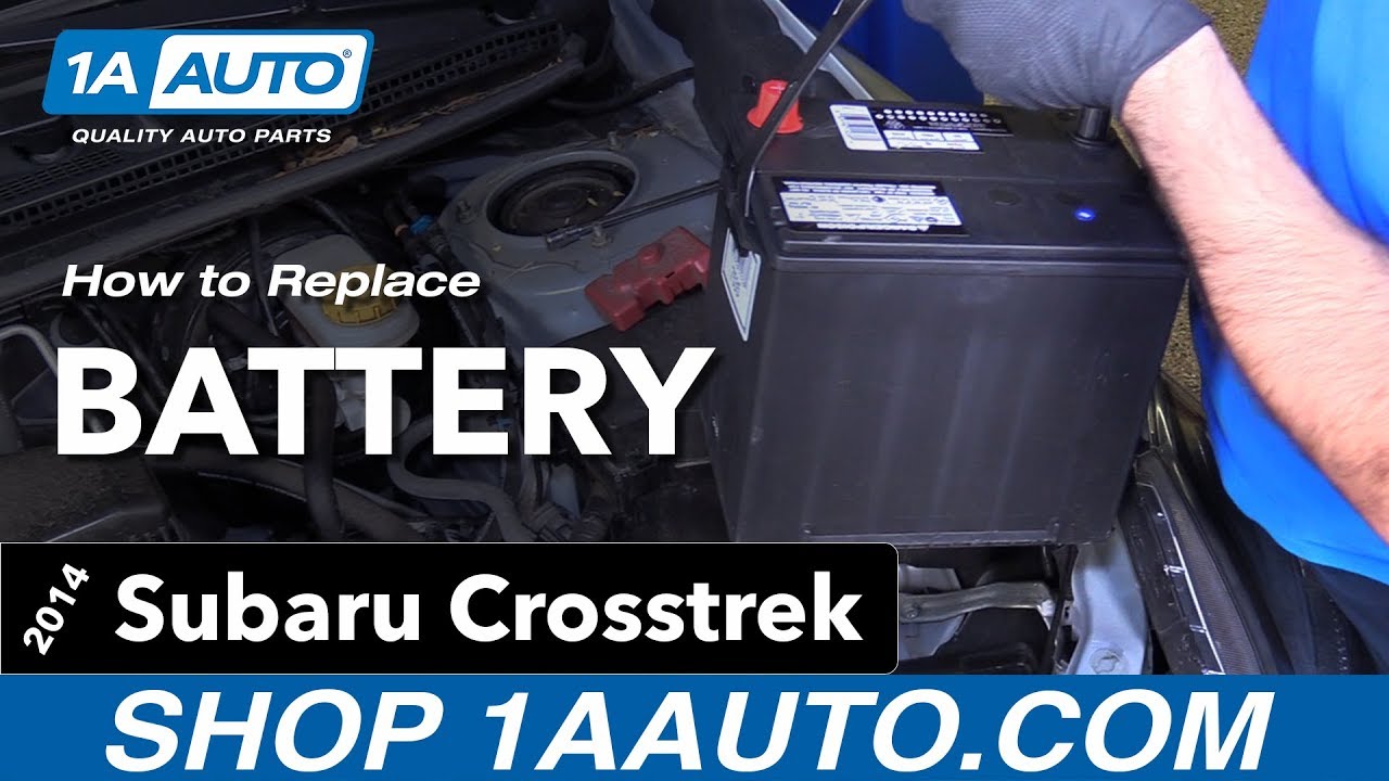 How to Replace Battery 2014-17 Subaru Crosstrek