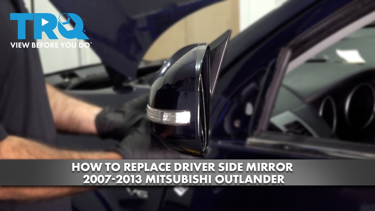 Left Driver Side Power Mirror – Heated, Paint To Match, Fits 2011-2018 Mitsubishi Outlander Sport