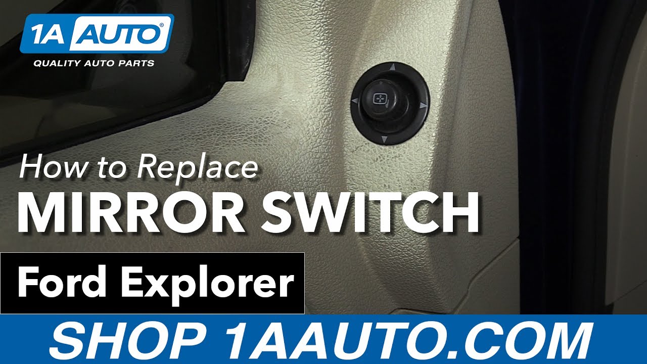 How to Replace Side Mirror Switch 2006-10 Ford Explorer
