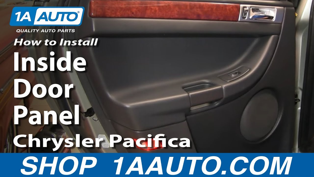 How To Remove Rear Door Panel 2004-08 Chrysler Pacifica
