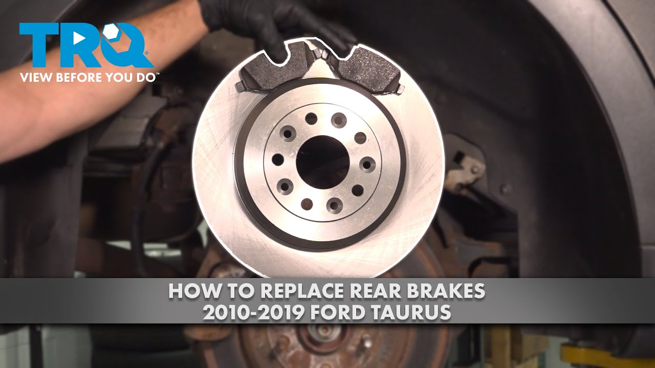 How to Replace Rear Brakes 2010-2019 Ford Taurus | 1A Auto