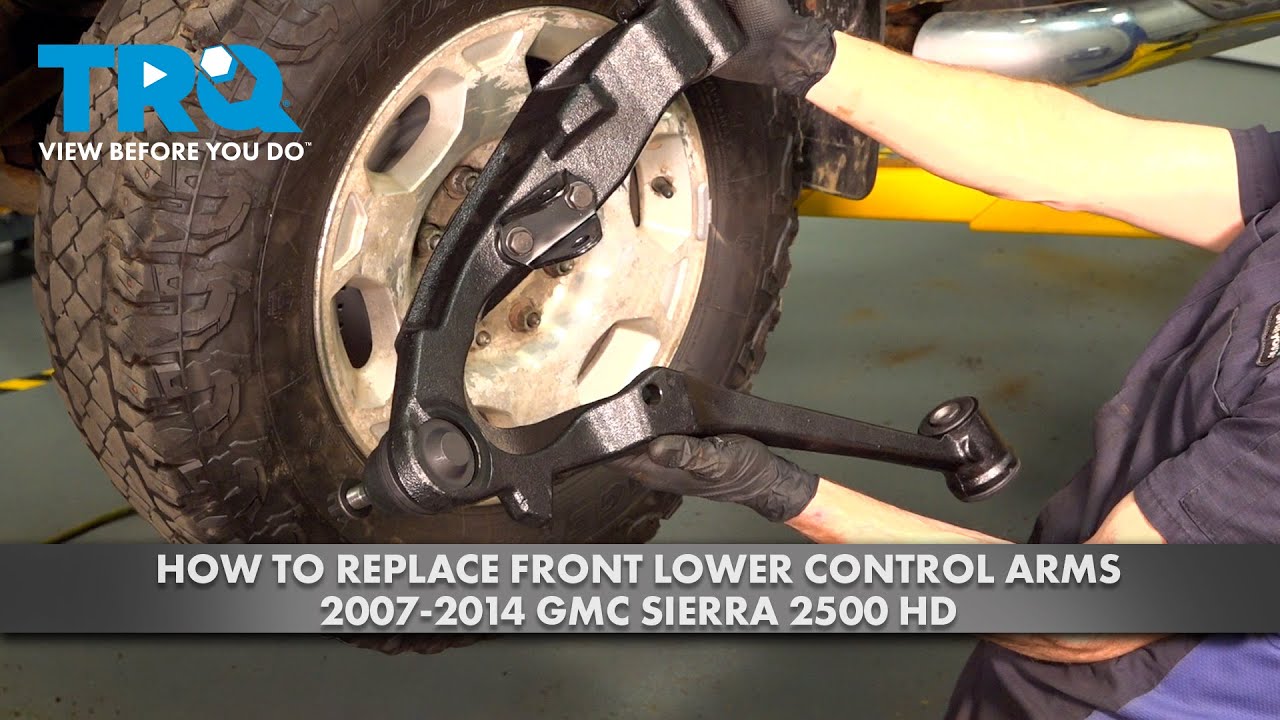 How to Replace Front Lower Control Arms 2007-2014 GMC Sierra 2500 HD ...