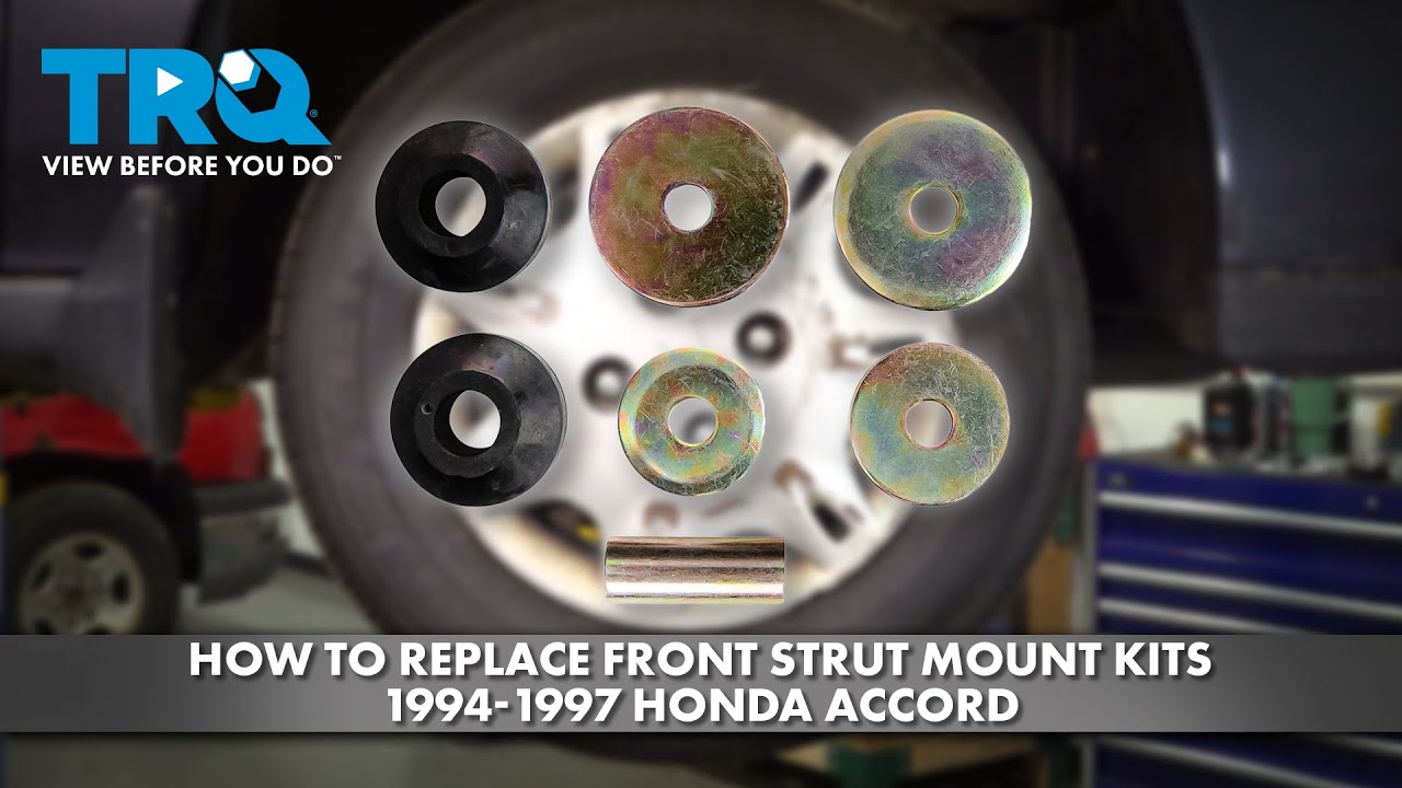 How to Replace Front Strut Mount Kits 1994-1997 Honda Accord | 1A Auto
