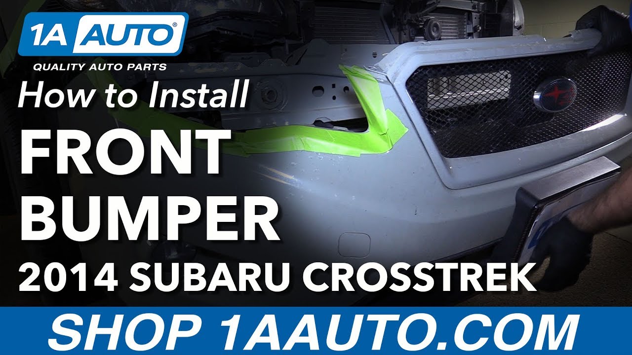 How to Replace Front Bumper 2014-17 Subaru XV Crosstrek