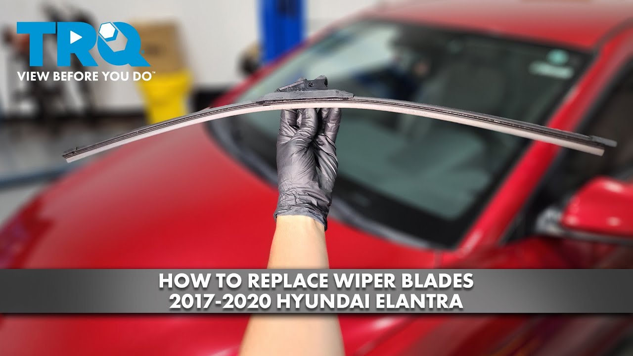 How to Replace Wiper Blades 2017-2020 Hyundai Elantra