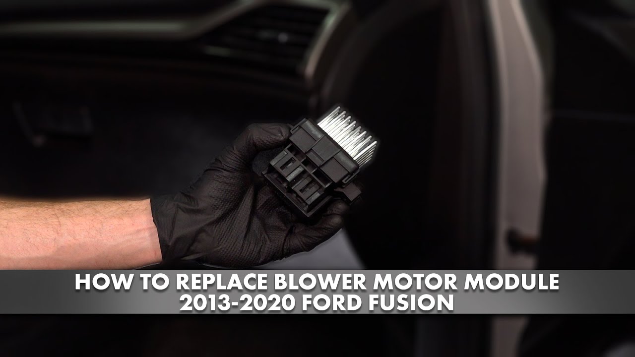 How to Replace Blower Motor Module 2013-2020 Ford Fusion | 1A Auto