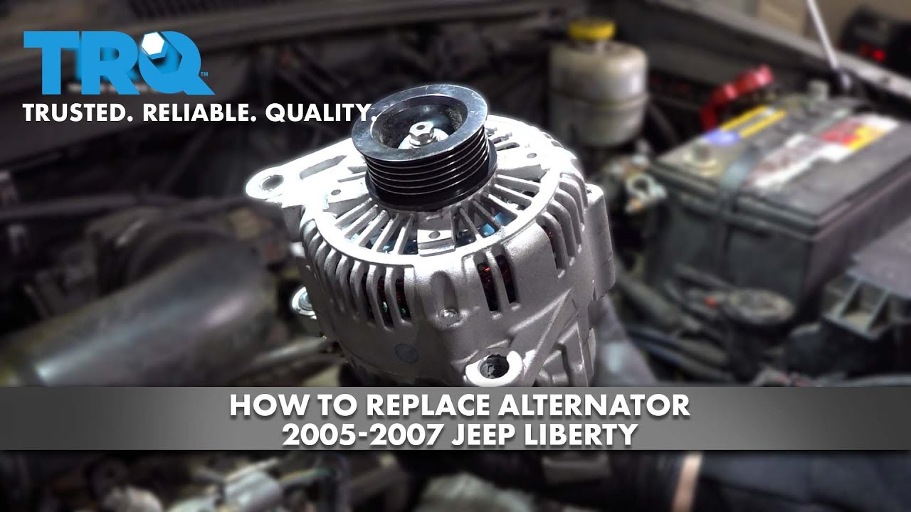 How to Replace Alternator 2005-07 Jeep Liberty