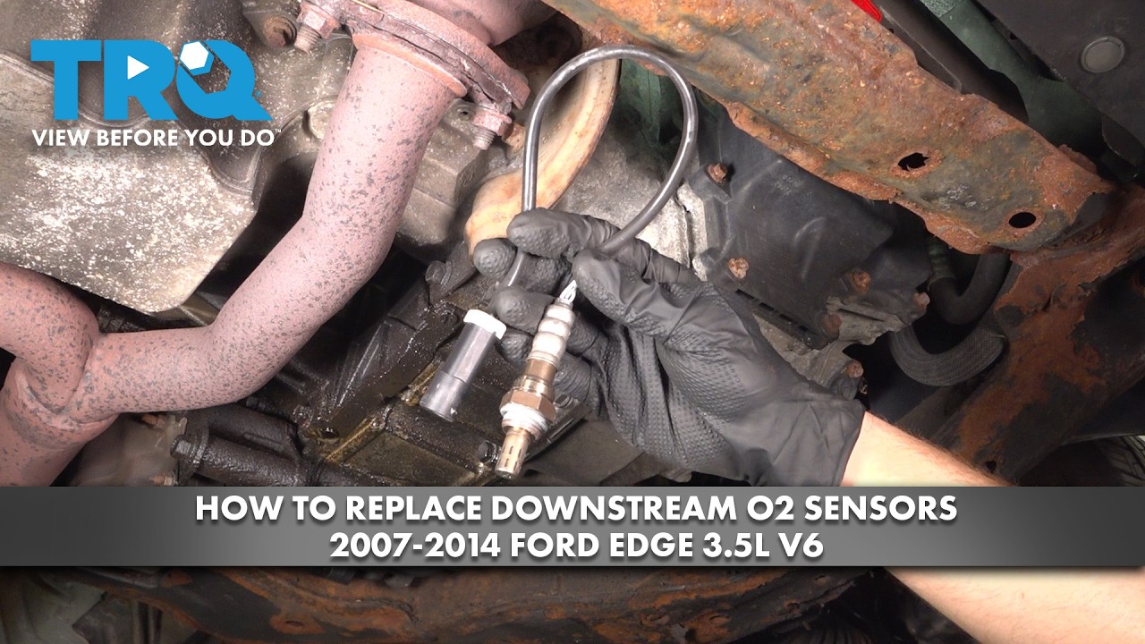 How to Replace Downstream O2 Sensors 2007-2014 Ford Edge 35L V6 | 1A Auto