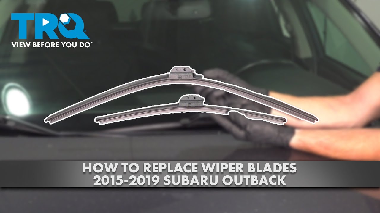 2013 Subaru Outback Windshield Wiper Size
