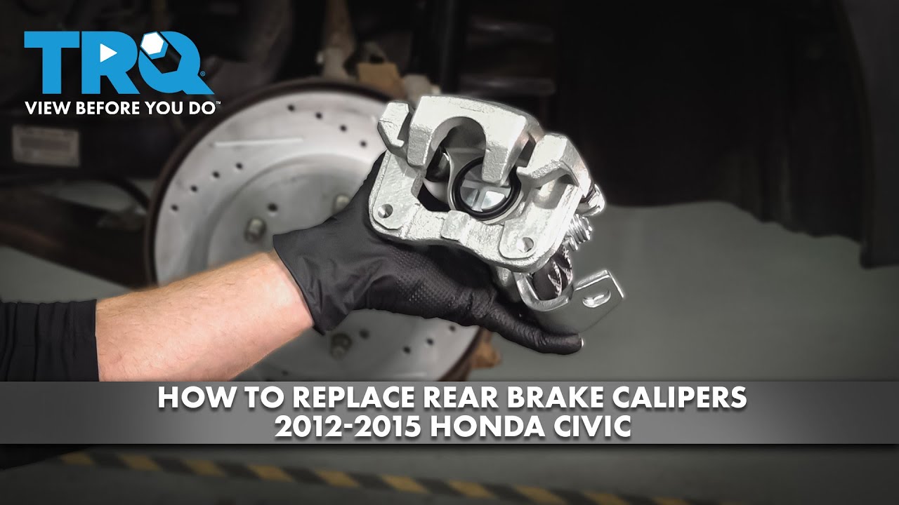 How to Replace Rear Brake Calipers 2012-2015 Honda Civic | 1A Auto