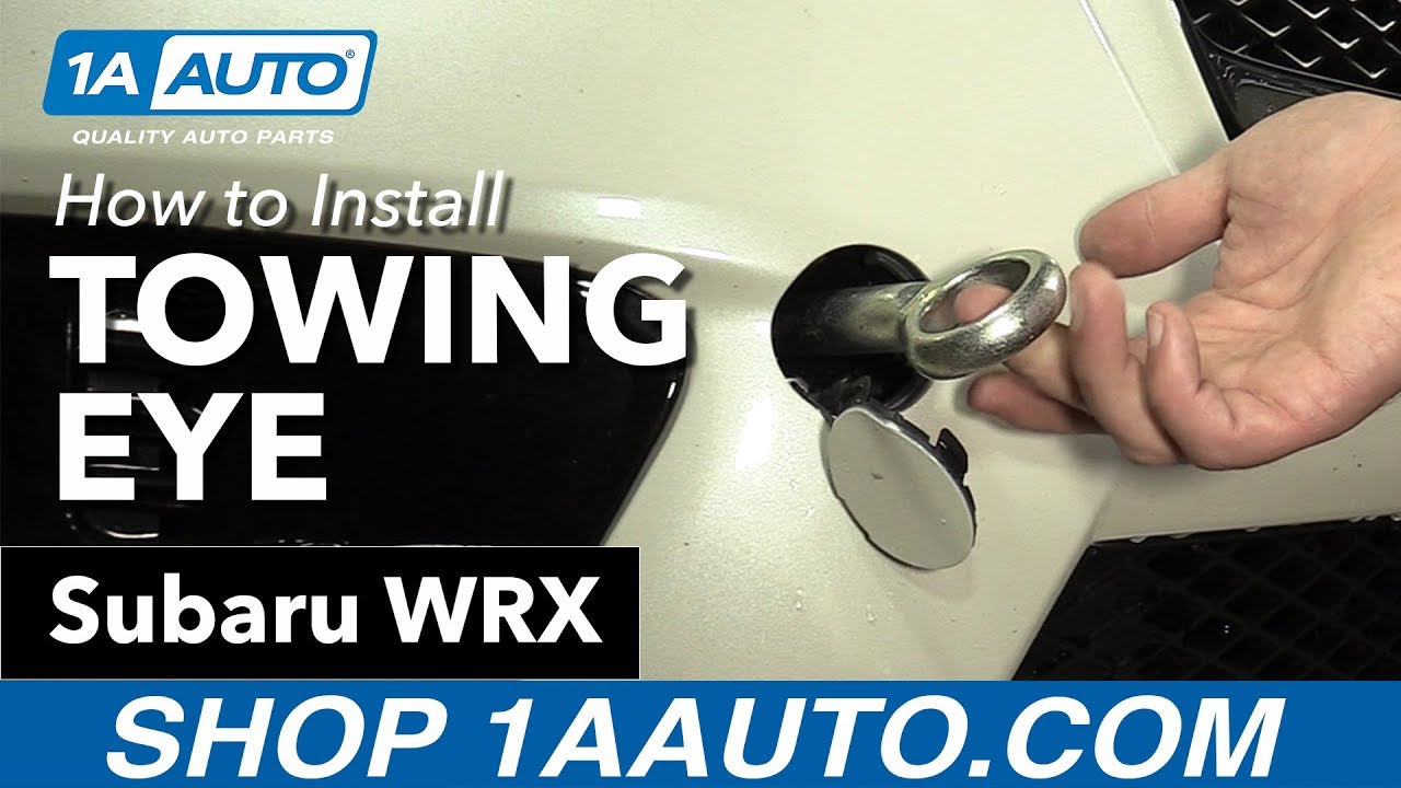 How to Install Towing Eye 2011-16 Subaru WRX