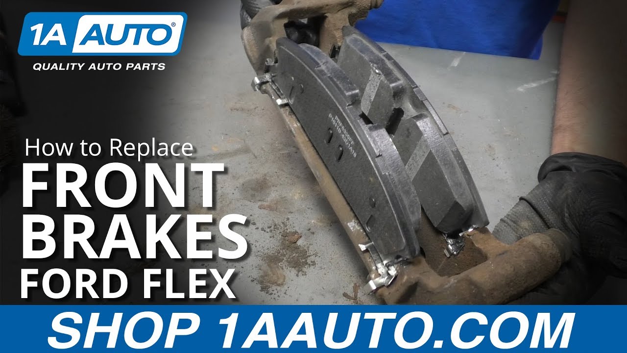 How to Replace Front Brakes 2013-14 Ford Flex