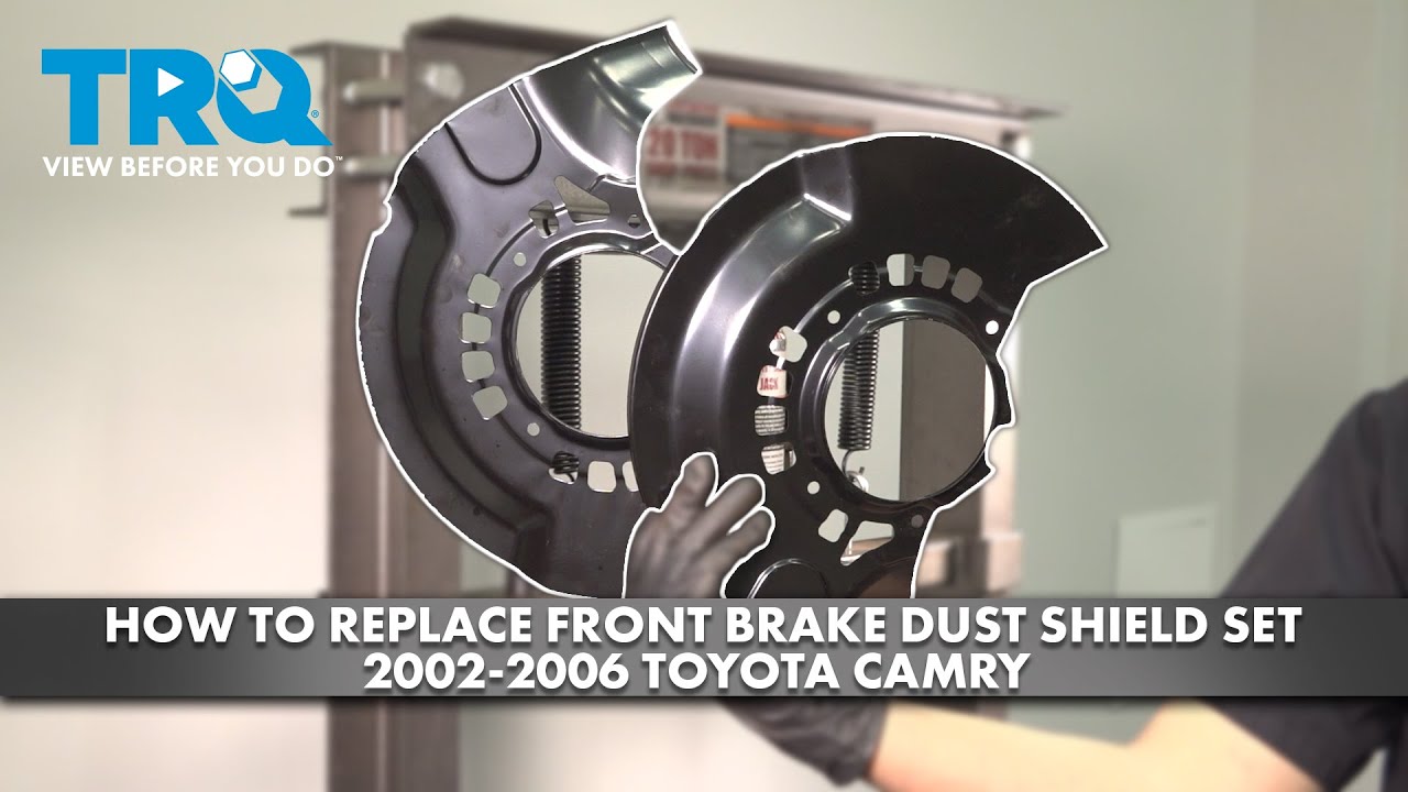 How to Replace Front Brake Dust Shield Set 2002-2006 Toyota Camry | 1A Auto