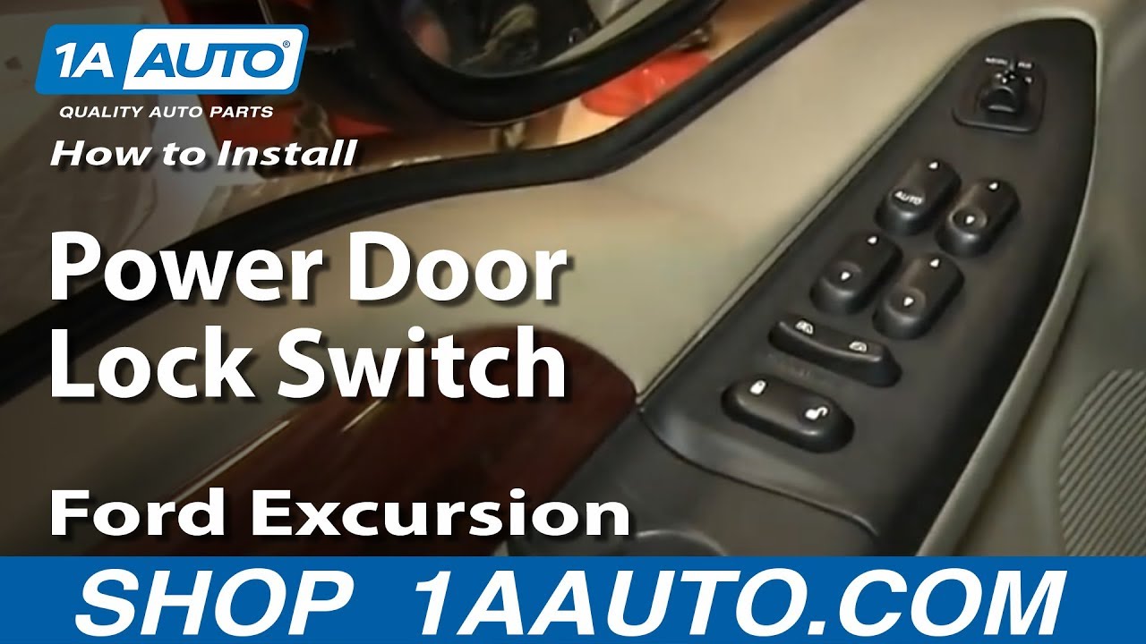 How to Replace Power Door Lock Switch 2002-05 Ford Excursion