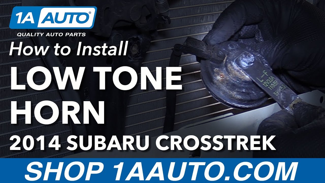 How to Replace Low Tone Horn 2014-17 Subaru XV Crosstrek