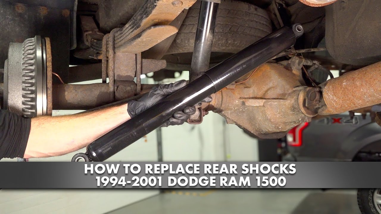 How to Replace Rear Shocks 1994-2001 Dodge Ram 1500 | 1A Auto