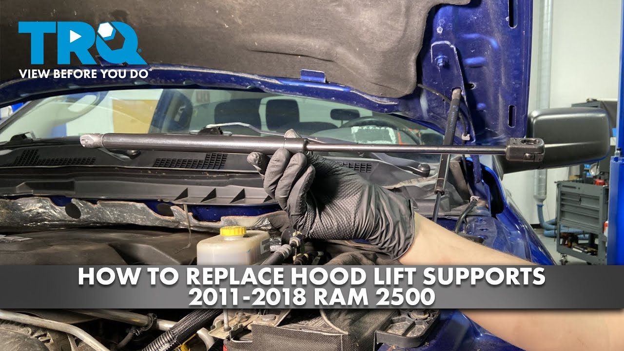 How to Replace Hood Lift Supports 2011-2018 Ram 2500 | 1A Auto