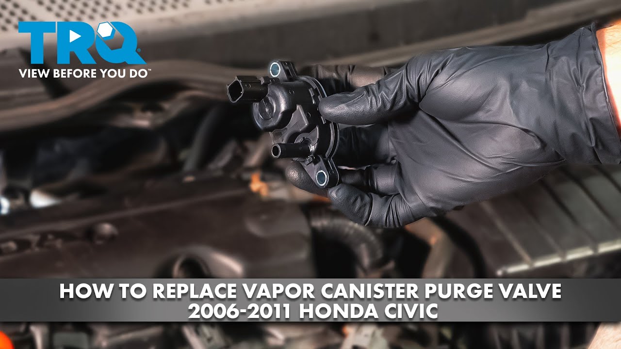 How To Replace Vapor Canister Purge Valve 2006 2011 Honda Civic 1a Auto 