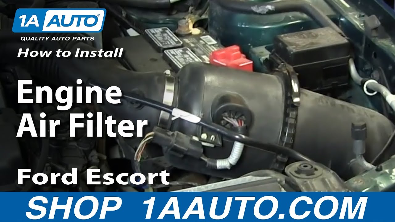 How To Replace Engine Air Filter 1997-2003 Ford Escort ZX2