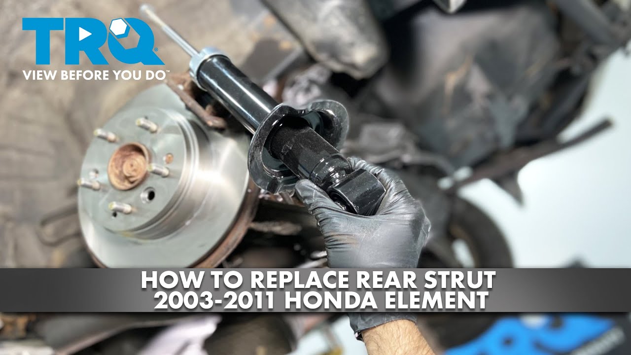 How to Replace Rear Strut 2003-2011 Honda Element | 1A Auto