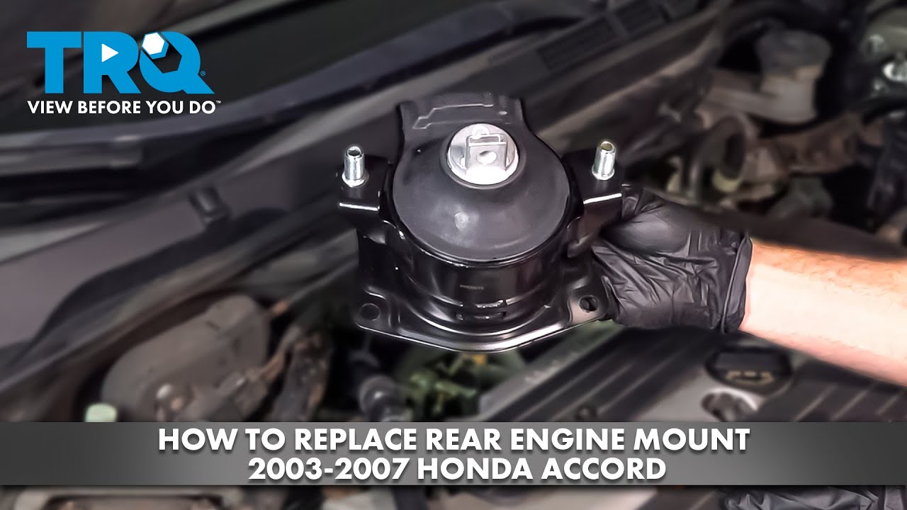 How to Replace Rear Engine Mount 2003-2007 Honda Accord | 1A Auto