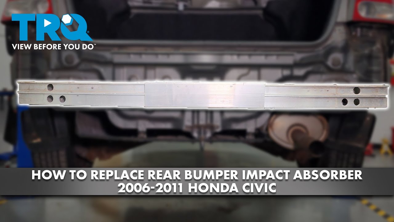 How to Replace Rear Bumper Impact Absorber 2006-2011 Honda Civic | 1A Auto