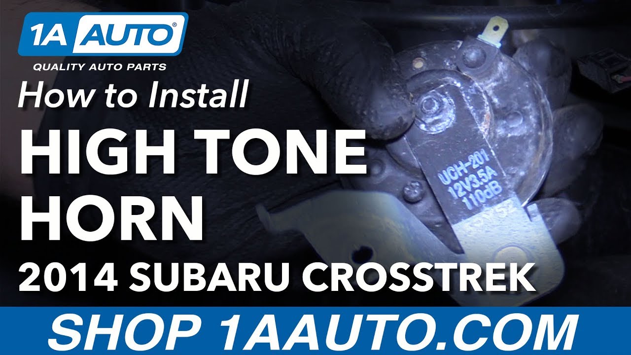 How to Replace High Tone Horn 2014-17 Subaru XV Crosstrek