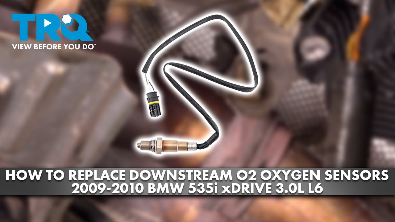 How to Replace Downstream O2 Oxygen Sensors 2009-2010 BMW 535i xDrive 30L L6