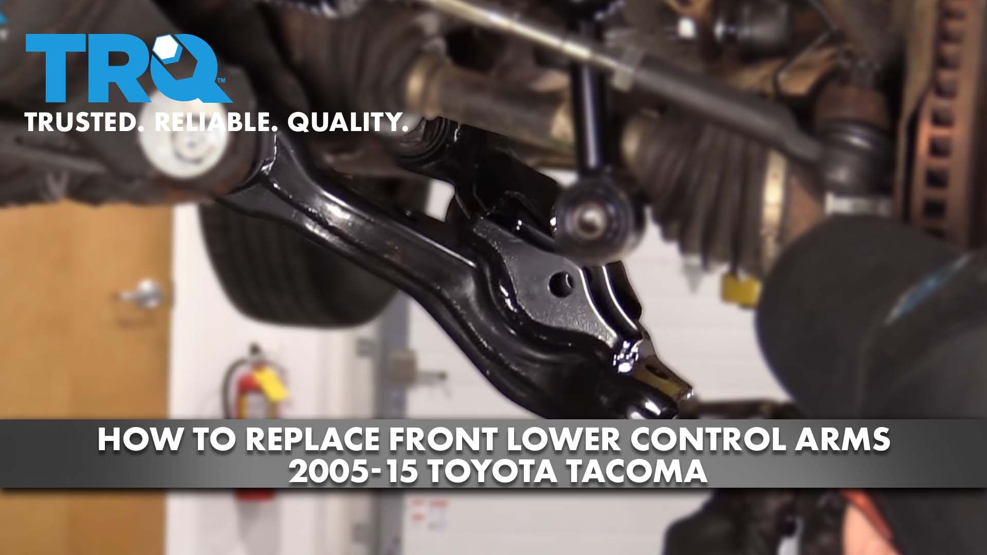 How to Replace Front Lower Control Arms 2005-15 Toyota Tacoma | 1A Auto