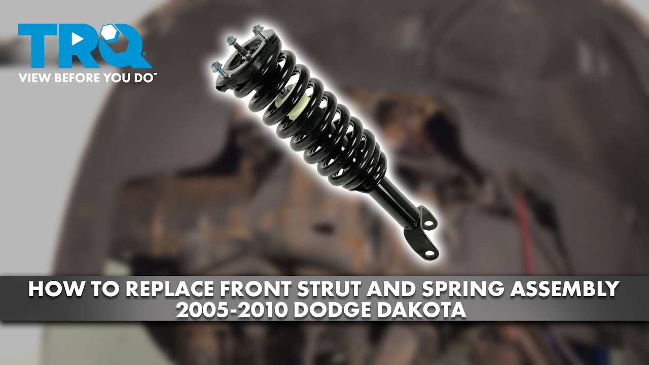 How to Replace Front Strut and Spring Assembly 2005-2010 Dodge Dakota ...